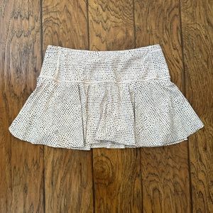 Lululemon Light Pink Polka Dot Tennis Skirt